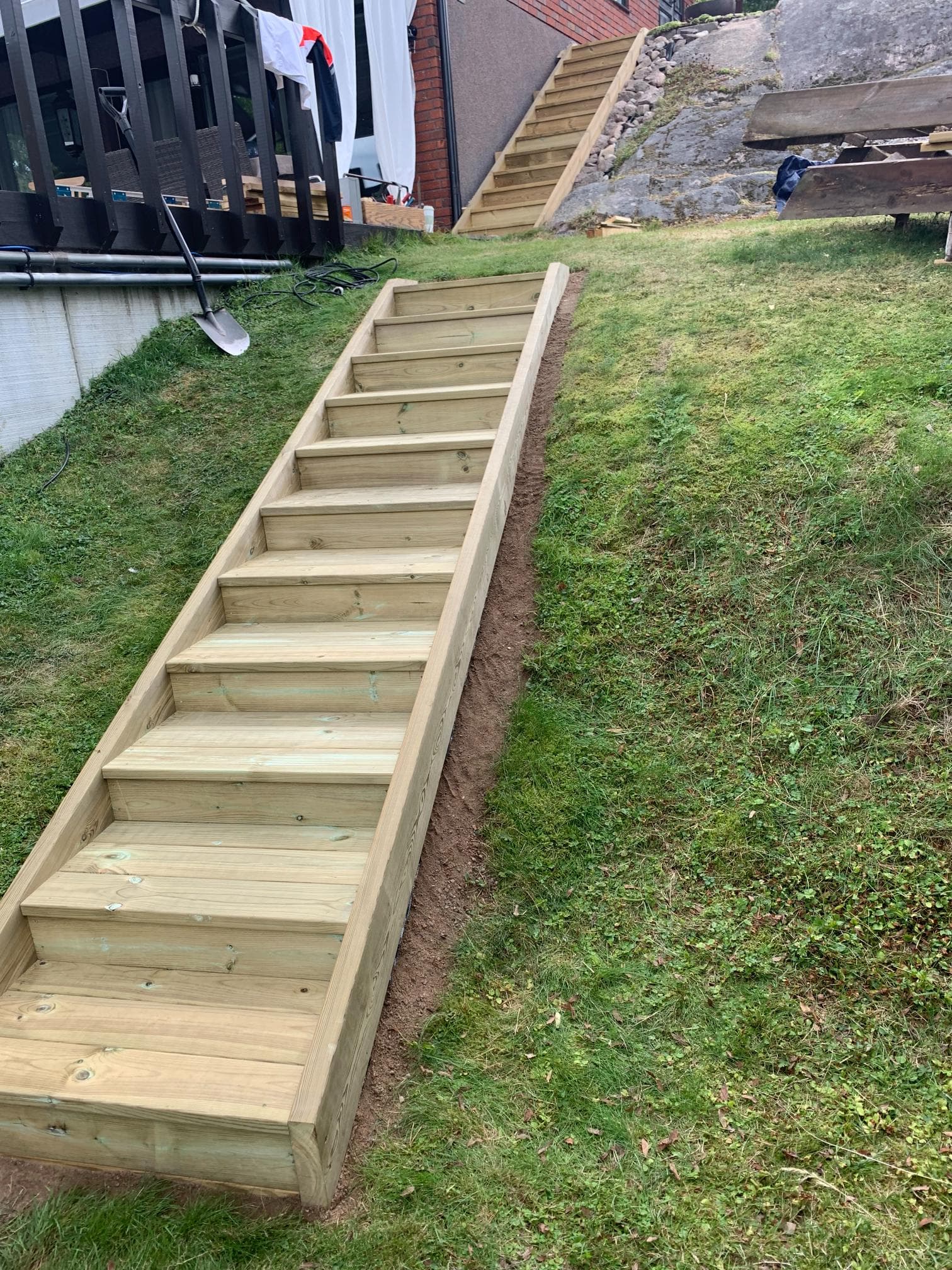 Efter helrenovering – åtgärdat sockelparti