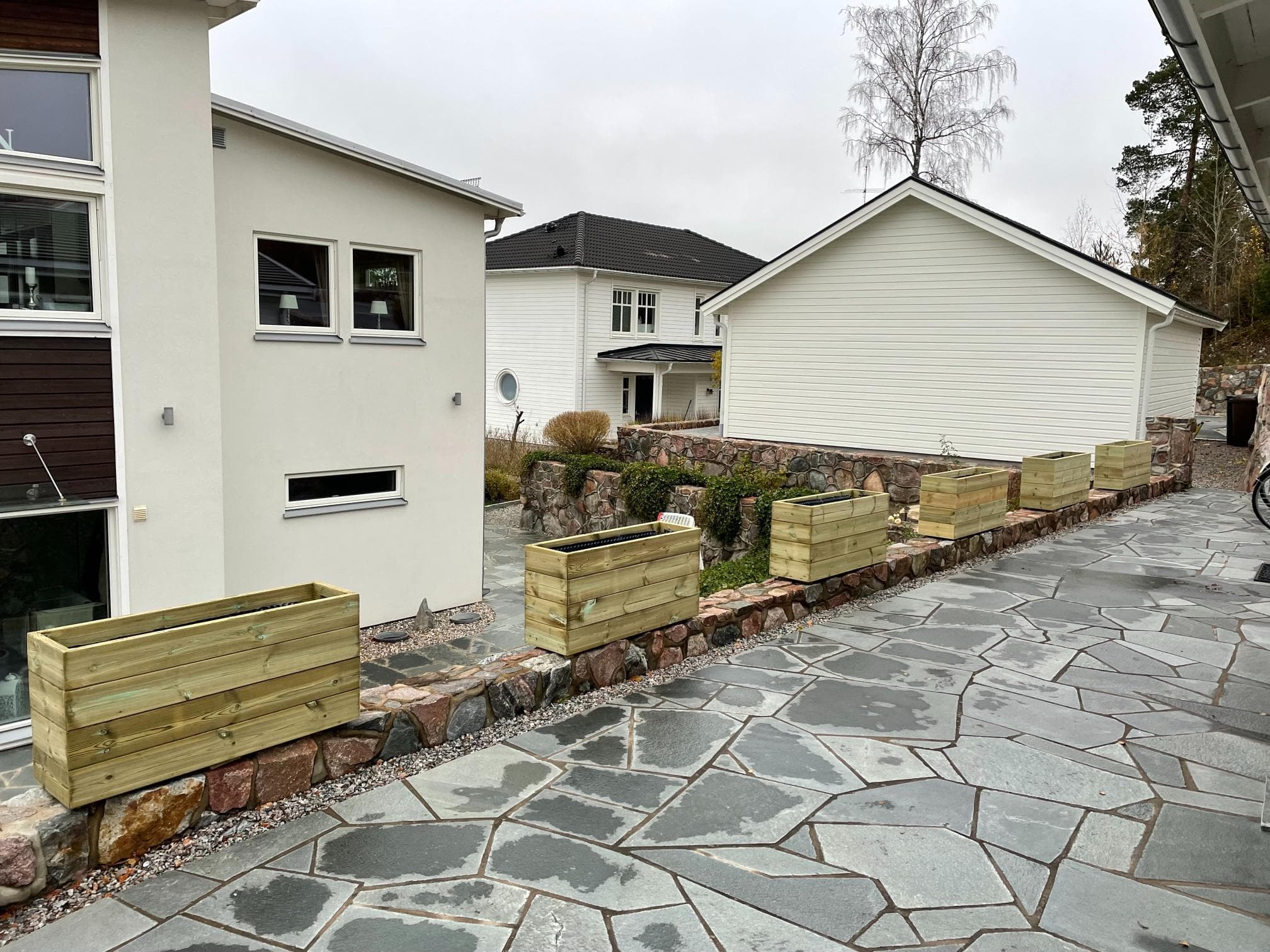 Efter helrenovering – komplett fasadrenovering utförd