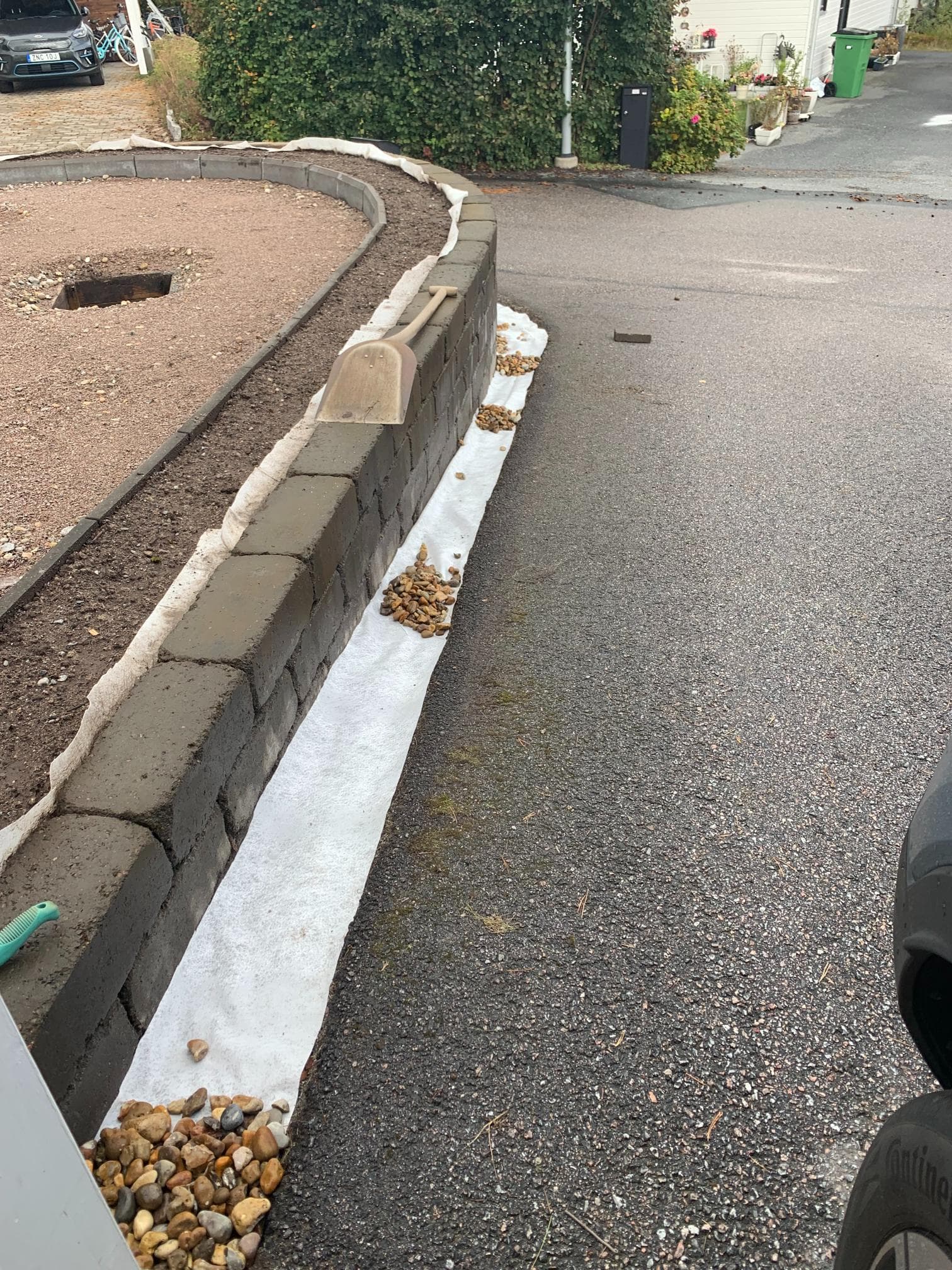 Före inomhusrenovering – hall och korridor i ursprungsskick