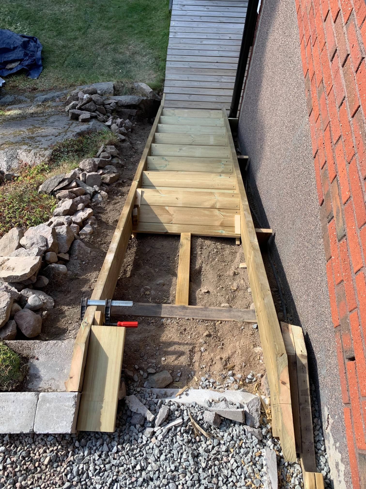 Före helrenovering – baksida av huset i ursprungsskick