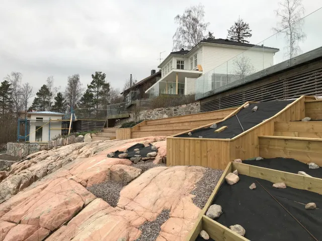 Snickeriarbete – altan byggd av Din Hemmafixare